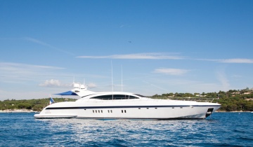Yacht charter Mangusta 108